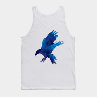 Raven Flying Digital Painting Tank Top